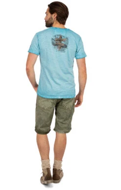 Hangowear Trachtenjeans HECTOR Short Army -Modische Damenbekleidung Geschäft Trachtenshort Hangowear Hector army gruen R