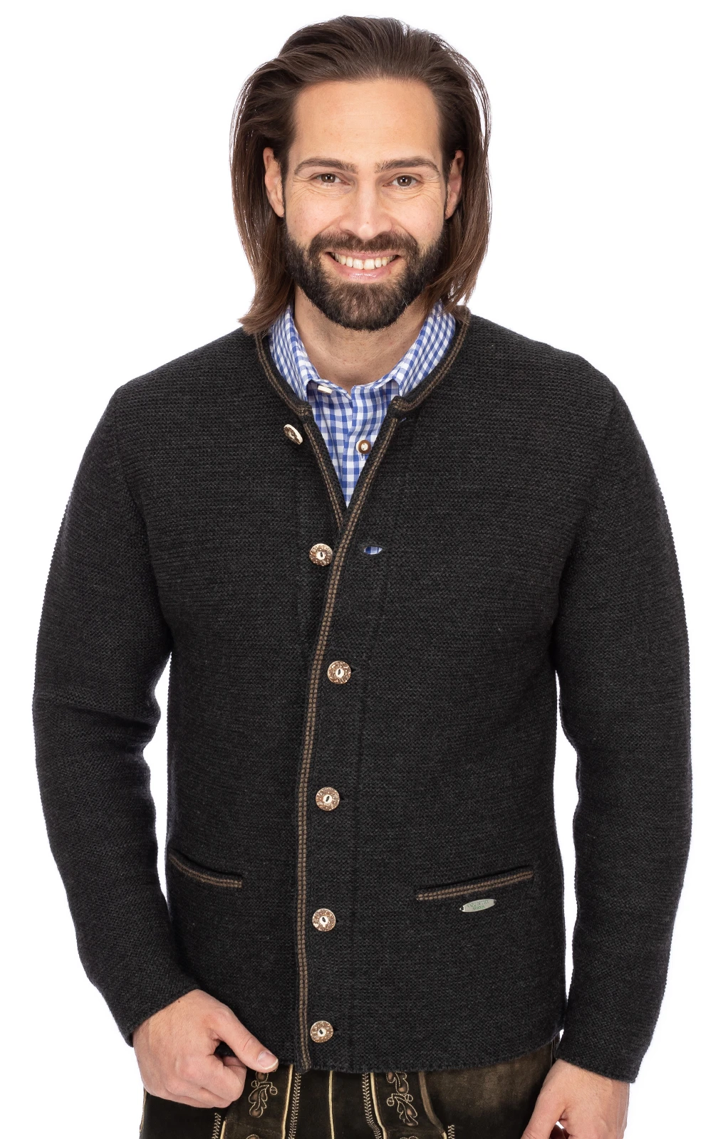 Maddox Strickjacke HAUSSTEIN Anthrazit 3 Maddox Strickjacke HAUSSTEIN Anthrazit