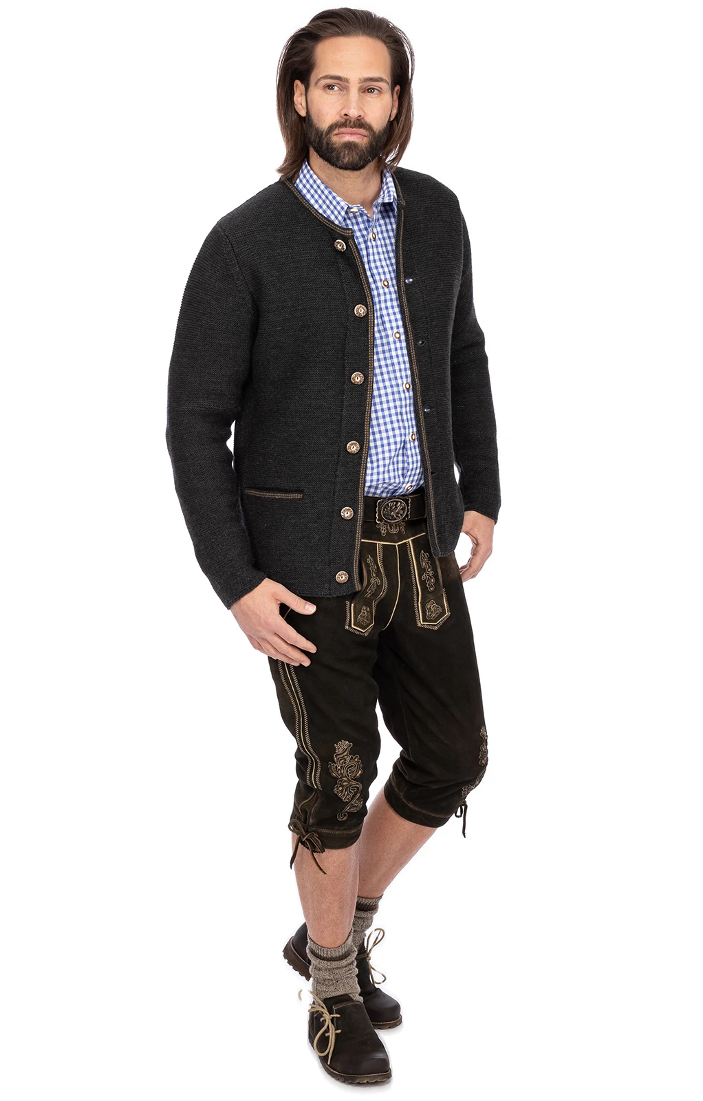 Maddox Strickjacke HAUSSTEIN Anthrazit 14 Maddox Strickjacke HAUSSTEIN Anthrazit – Bild 12