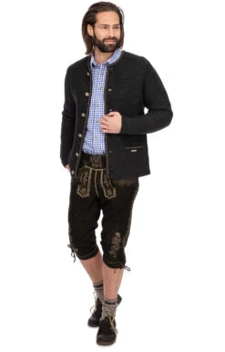 Maddox Strickjacke HAUSSTEIN Anthrazit 29 Maddox Strickjacke HAUSSTEIN Anthrazit -Modische Damenbekleidung Geschäft Trachtenstrickjacke Herren Maddox Hausstein anthrazit braun Q