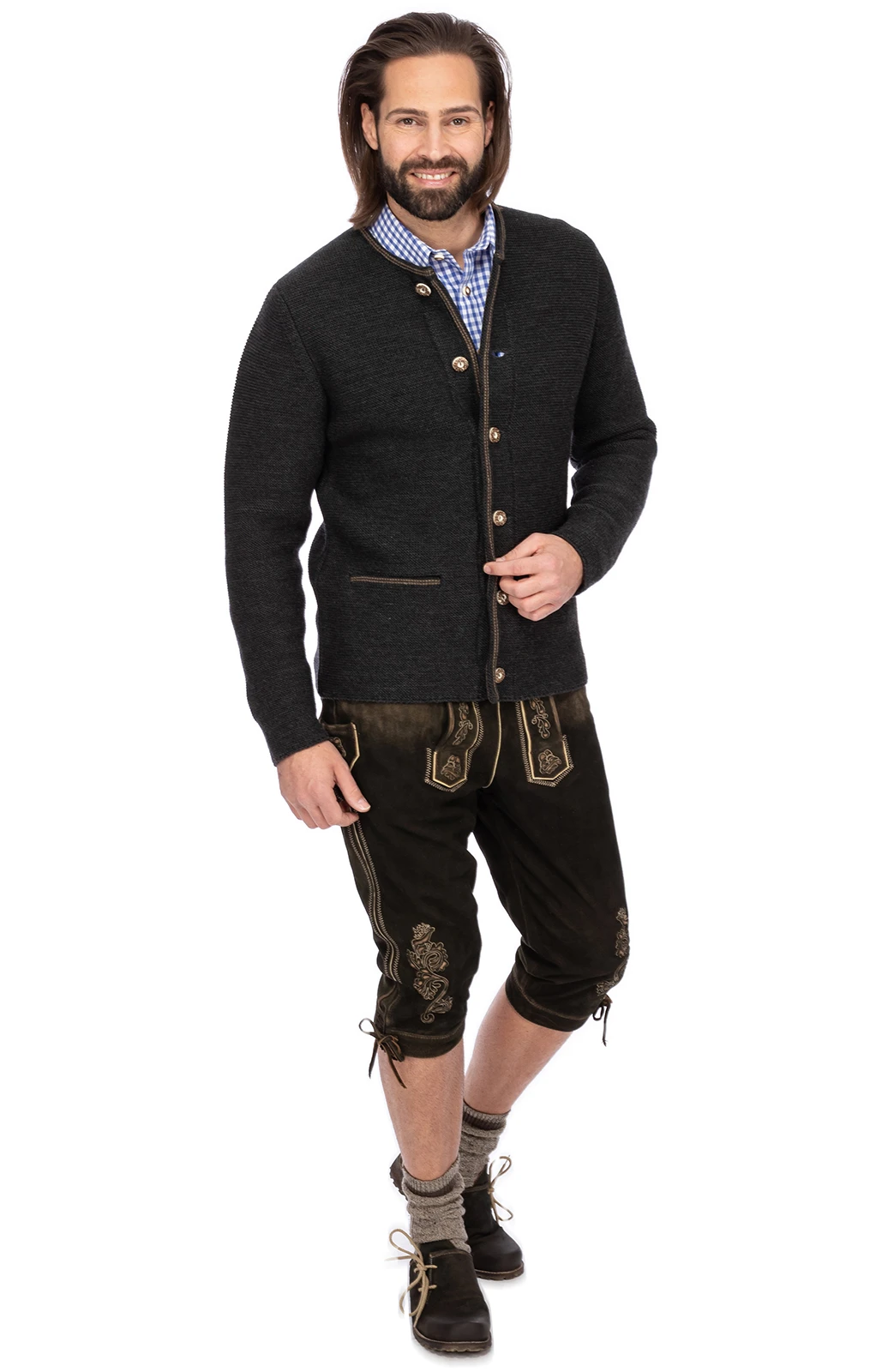 Maddox Strickjacke HAUSSTEIN Anthrazit 16 Maddox Strickjacke HAUSSTEIN Anthrazit – Bild 14