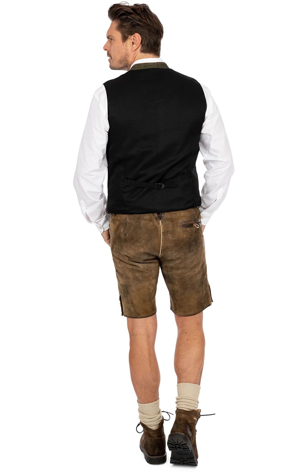 Maddox Weste OLIVER Leinen Oliv 14 Maddox Weste OLIVER Leinen Oliv – Bild 12