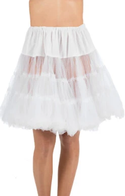 Krüger Dirndl Trachten PETTYCOAT 450 Weiss 50cm